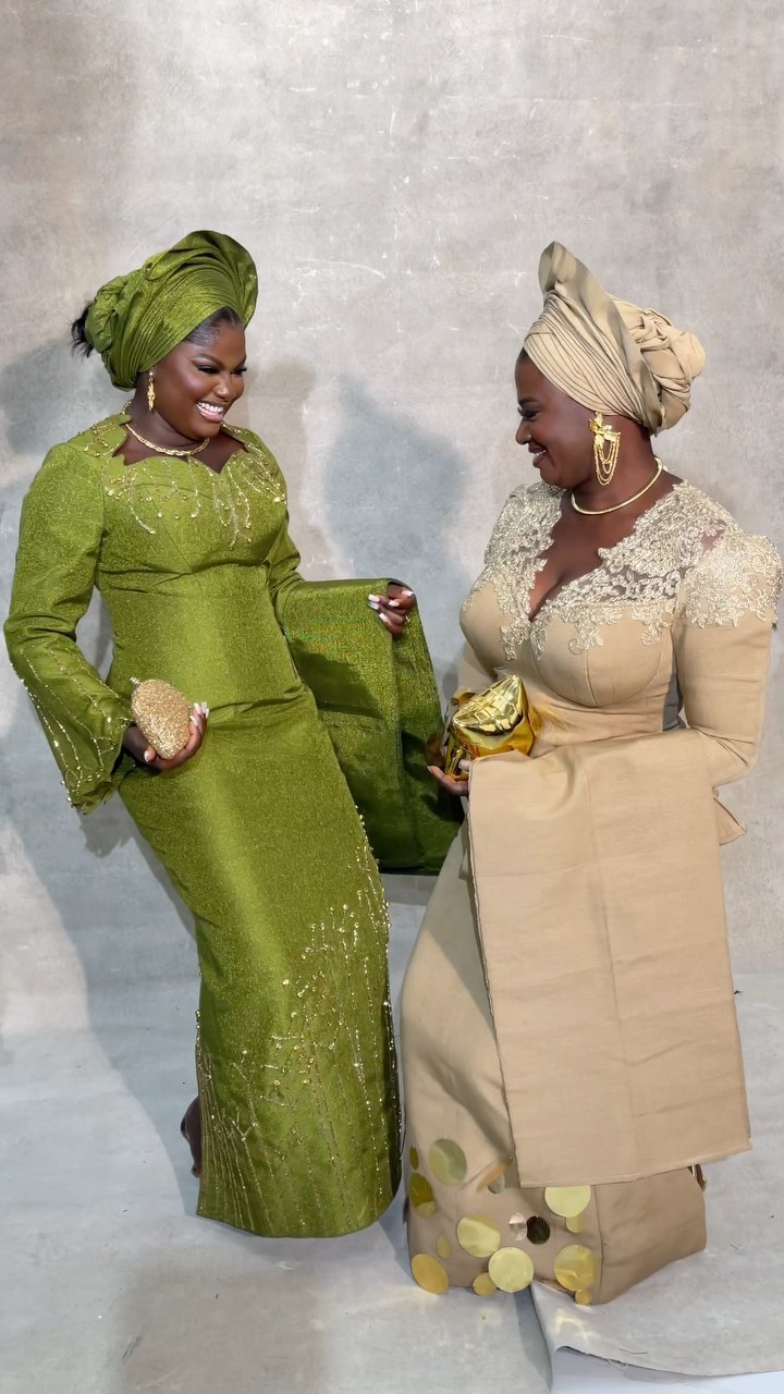 This Bride and Her Sister are Serving Magnificence and Fashion