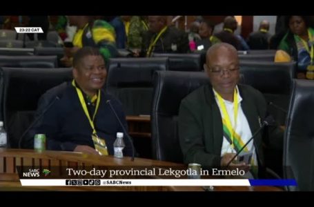 ANC Mpumalanga holds two-day provincial Lekgotla in Ermelo