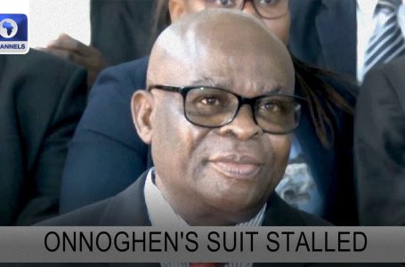 Alleged Unlawful Elimination: Listening to Of Justice Onnoghen’s Go well with Stalled