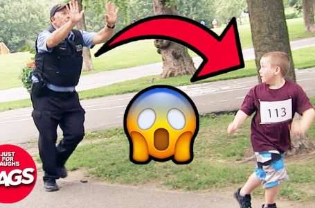 Cops Prank People Kids Winning Race | Just For Laughs Gags