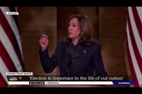 DNC | Kamala Harris accepts Democratic presidential nomination