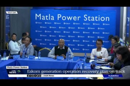 Eskom says Matla Energy Station serving to suspension of load shedding