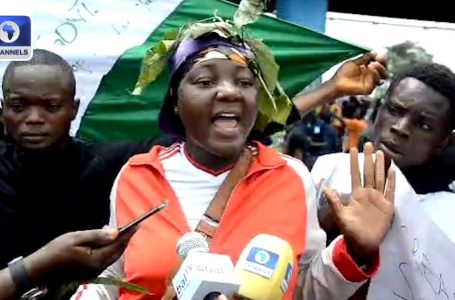 Hardship Protest: ‘I Need To Go To College, Make My Mom Proud’, Says Protester In Port Harcourt