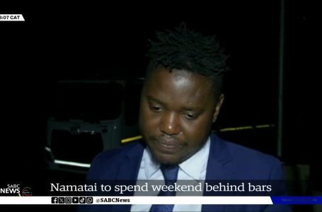 Namatai to spend weekend behind bars