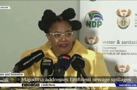 Water and Sanitation | Pemmy Majodina addresses Emfuleni sewage spillages