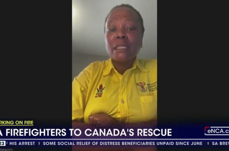 Working On Fireplace | SA firefighters to Canada’s rescue