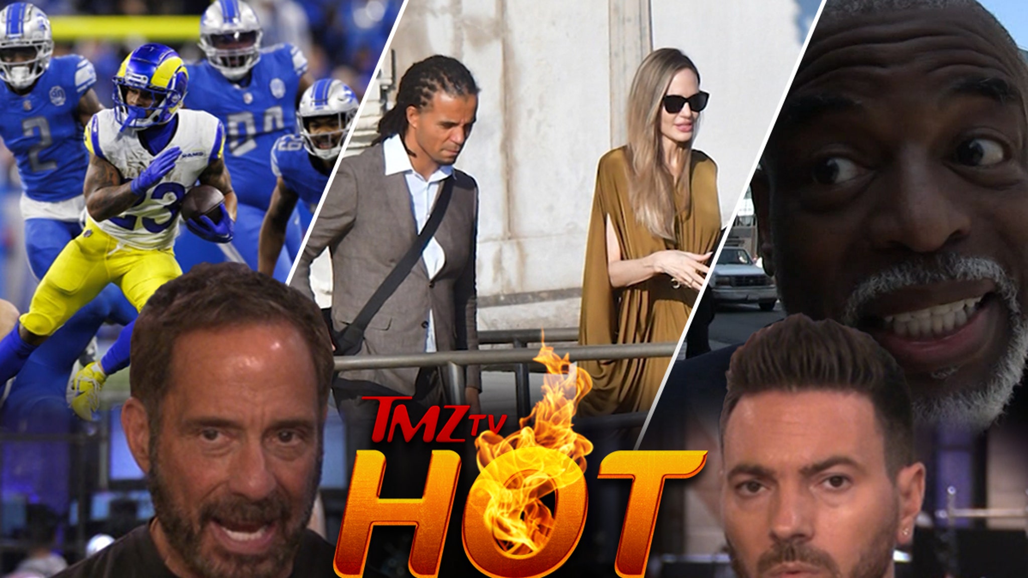 TMZ TV Scorching Takes: LeVar Burton, Angelina Jolie, NFL’s Kyren Williams