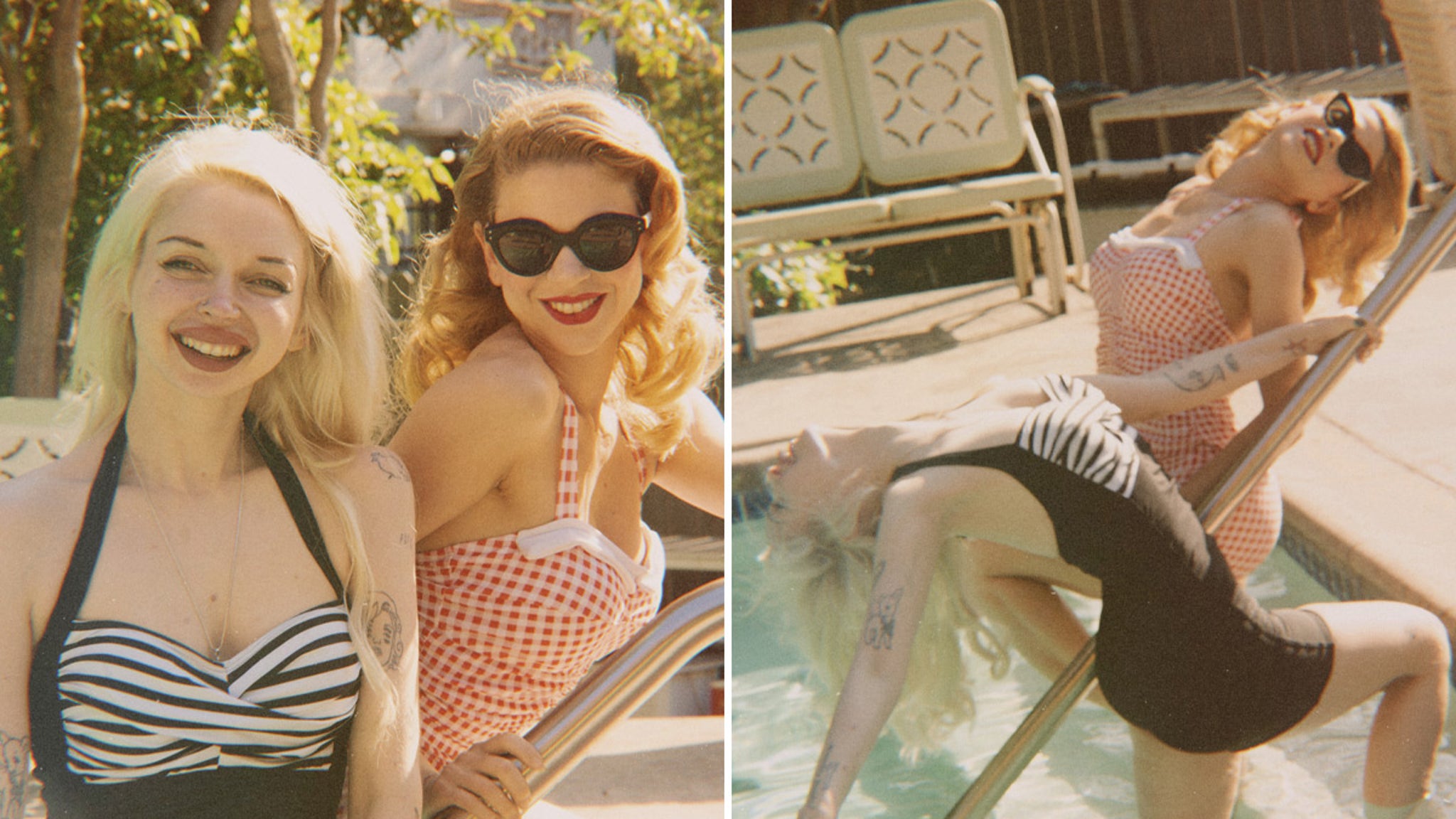 Viola Odette Harlow & Mila Molinari Go Demure Summer season In Traditional Swimsuits