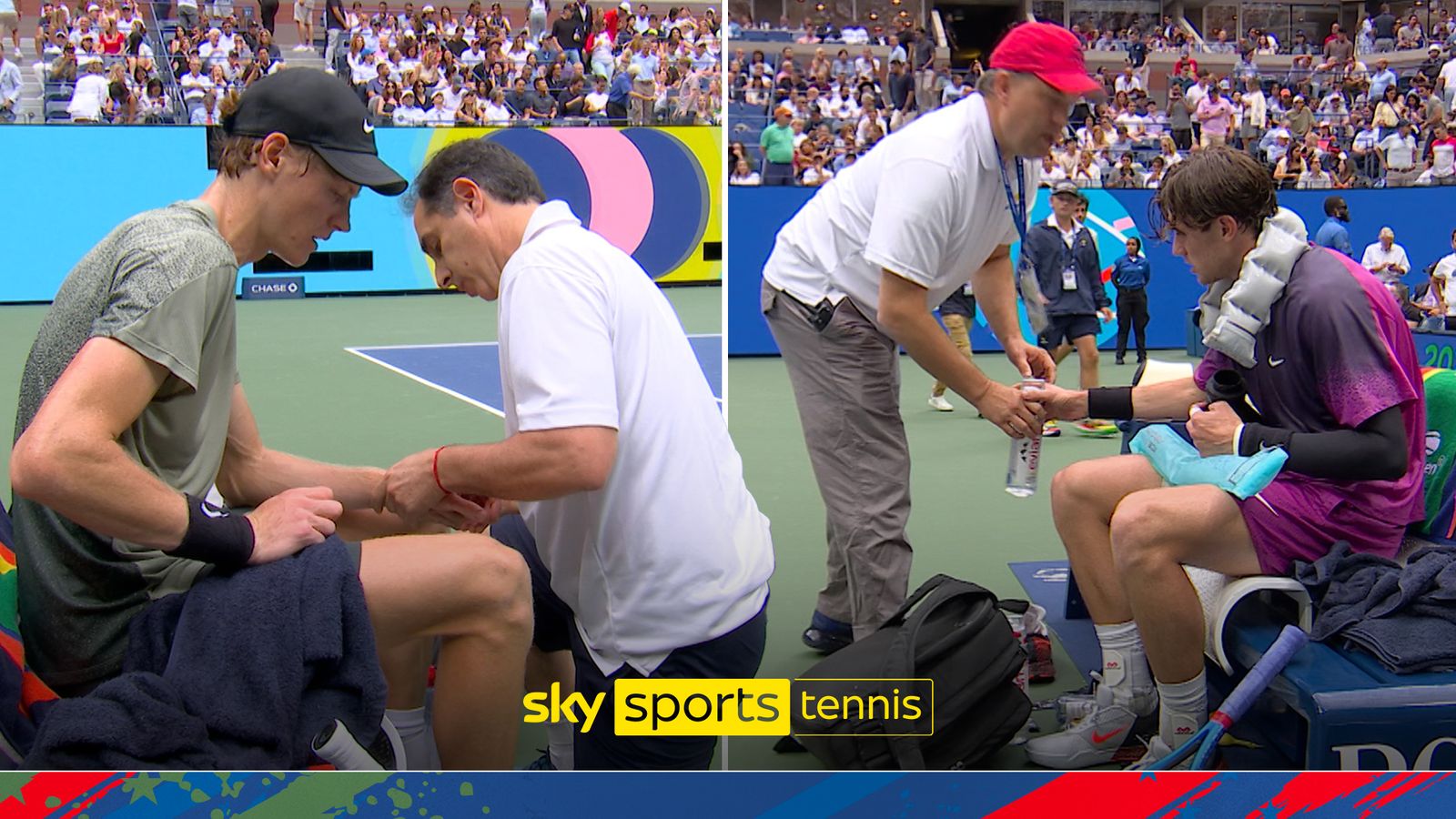 US Open: Jack Draper and Jannik Sinner pushed to their limits as trainers come on for each! | Tennis Information | Sky Sports activities