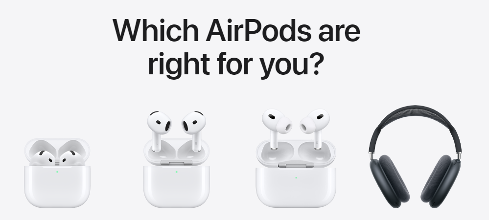 Apple’s new 2024 AirPods lineup options, footage and costs