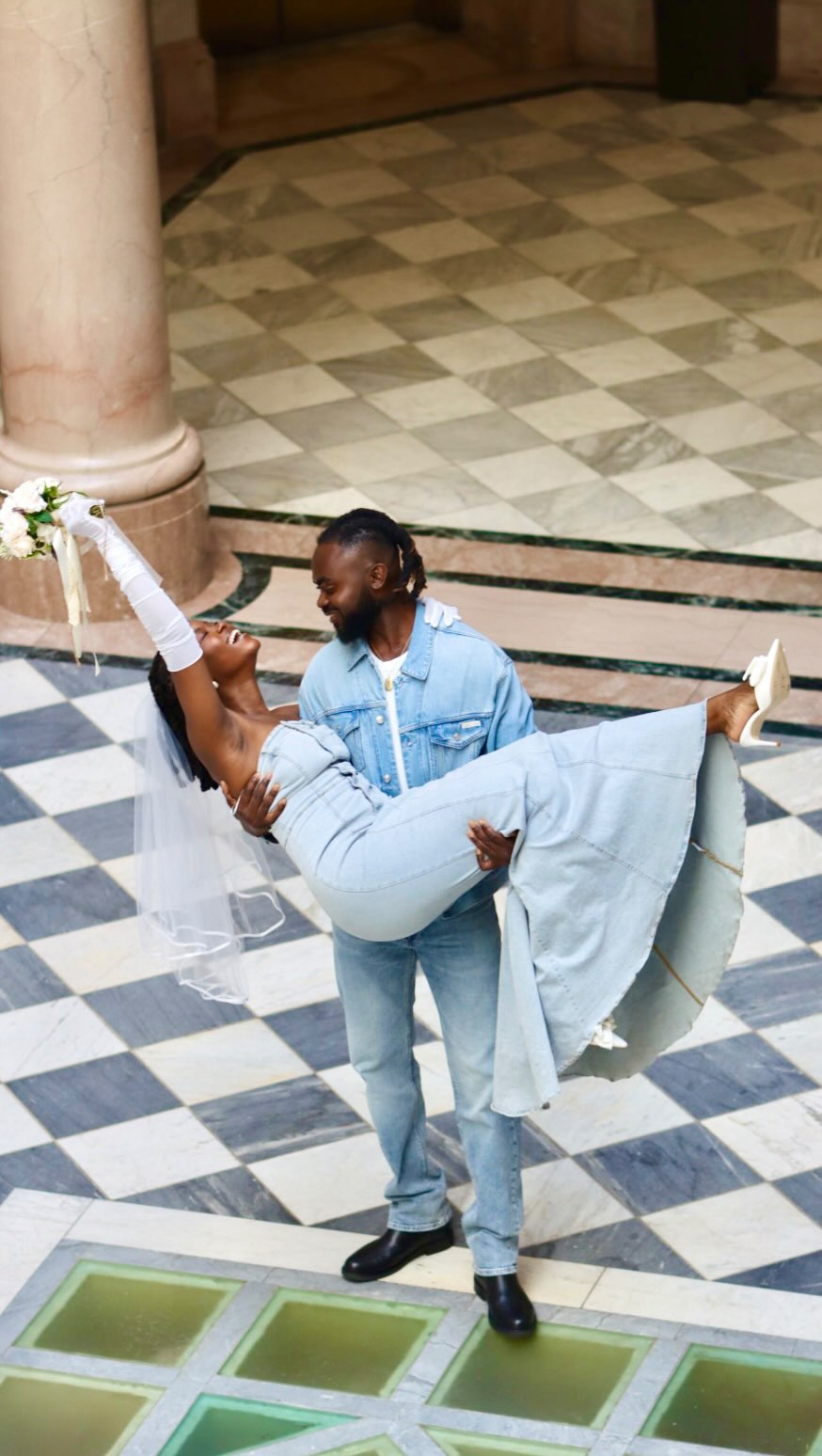 Watch How These Trendy Lovebirds Rocked Denim Outfits For Their Wedding ceremony