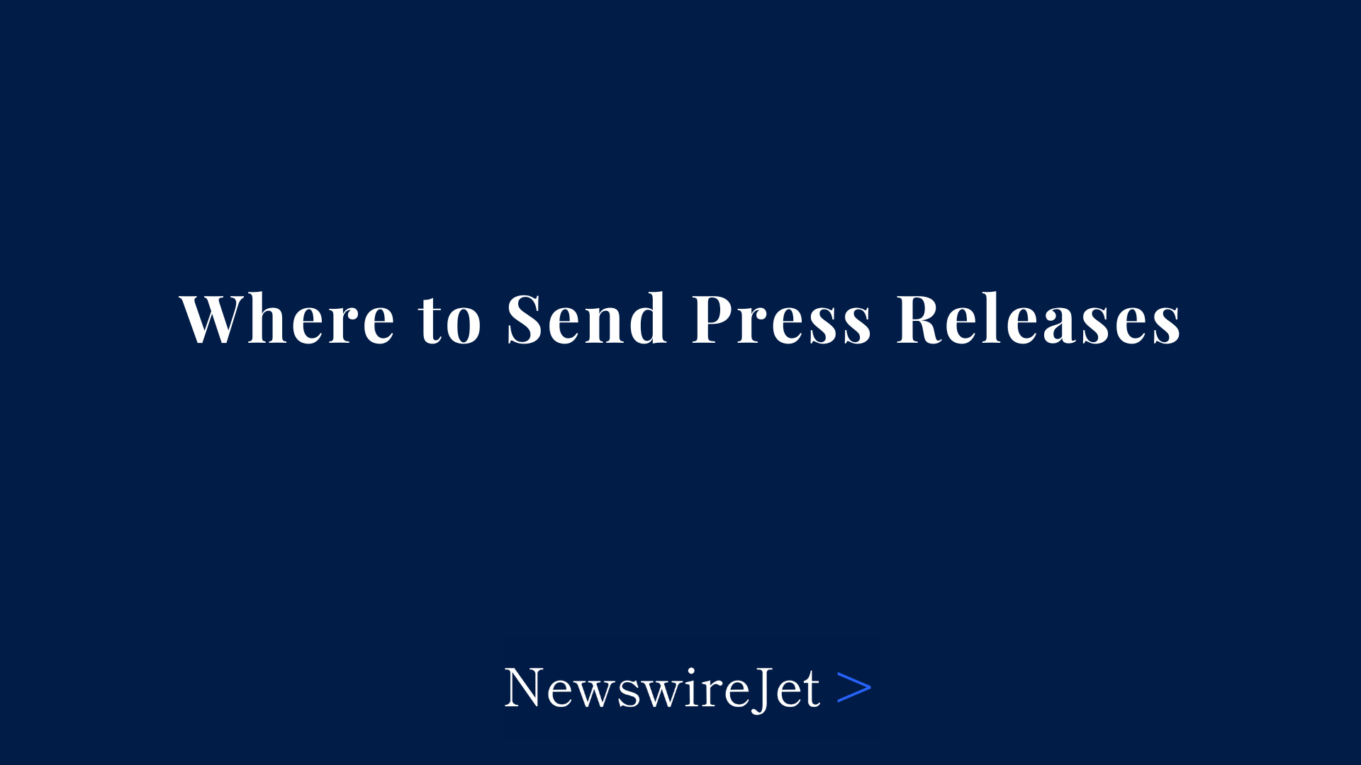 The place to Ship Press Releases: High Distribution Channels