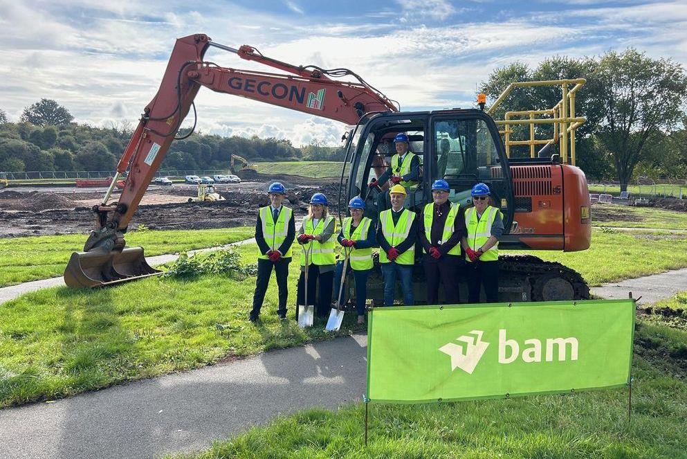 Bam breaks floor on Bedworth sports activities centre