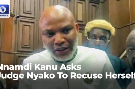 Alleged Treasonable Felony: Nnamdi Kanu Asks Decide Nyako To Recuse Herself