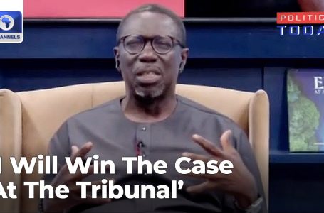 Edo Election I am Assured I Will Win The Case At The Tribunal, Says Ighodalo | Politics In the present day