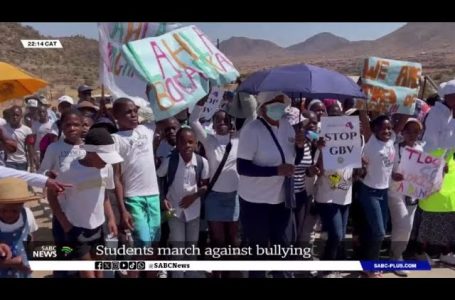 Limpopo pupils march in opposition to bullying