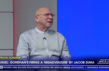 Manuel: Gordhan’s firing a ‘misadventure’ by Jacob Zuma