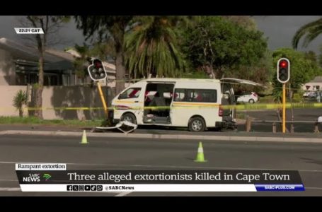 Three suspected extortionists killed in Cape City