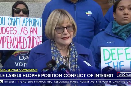 Zille labels Hlophe’s place in JSC battle of curiosity