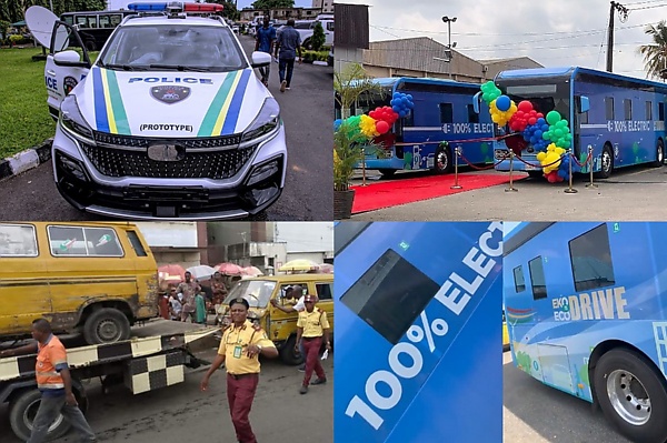 NPF Unveils e-CMR Patrol Automobile, LASG To Improve BRT Electrical Bus Fleet, 488 Automobiles Impounded For BRT Violations, LASG Combats Emissions, Information In The Previous Week