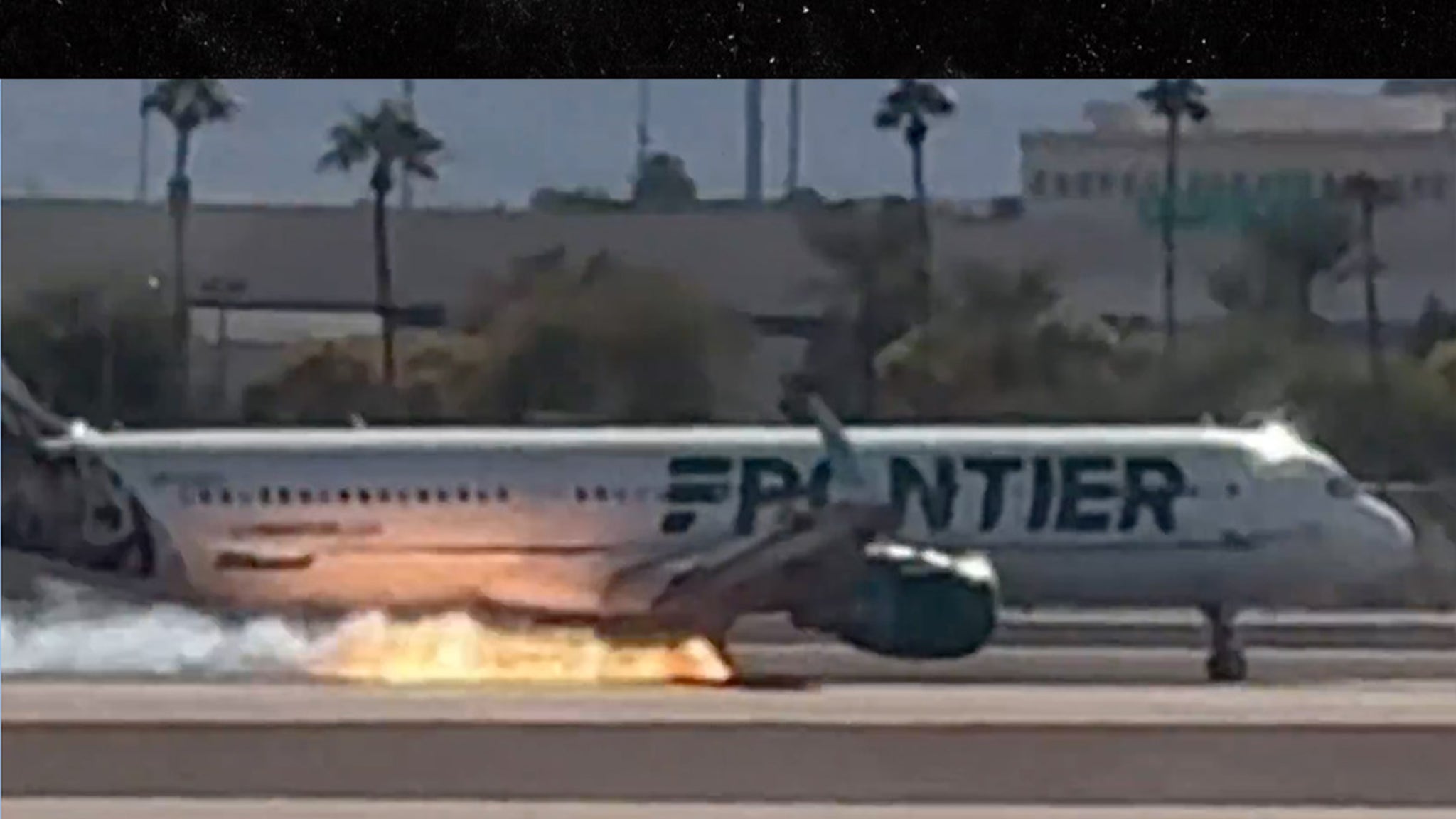 Video Exhibits Frontier Airways Aircraft Catches Hearth in Las Vegas