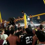 Night time imaginative and prescient view from helicopter offers wild perspective of viral Vanderbilt celebration with goalpost