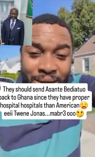 Since Ghana Has ‘Higher’ Healthcare, Deliver Asante Bediatuo To Proceed Therapeutic Right here – Twene Jonas Mocks