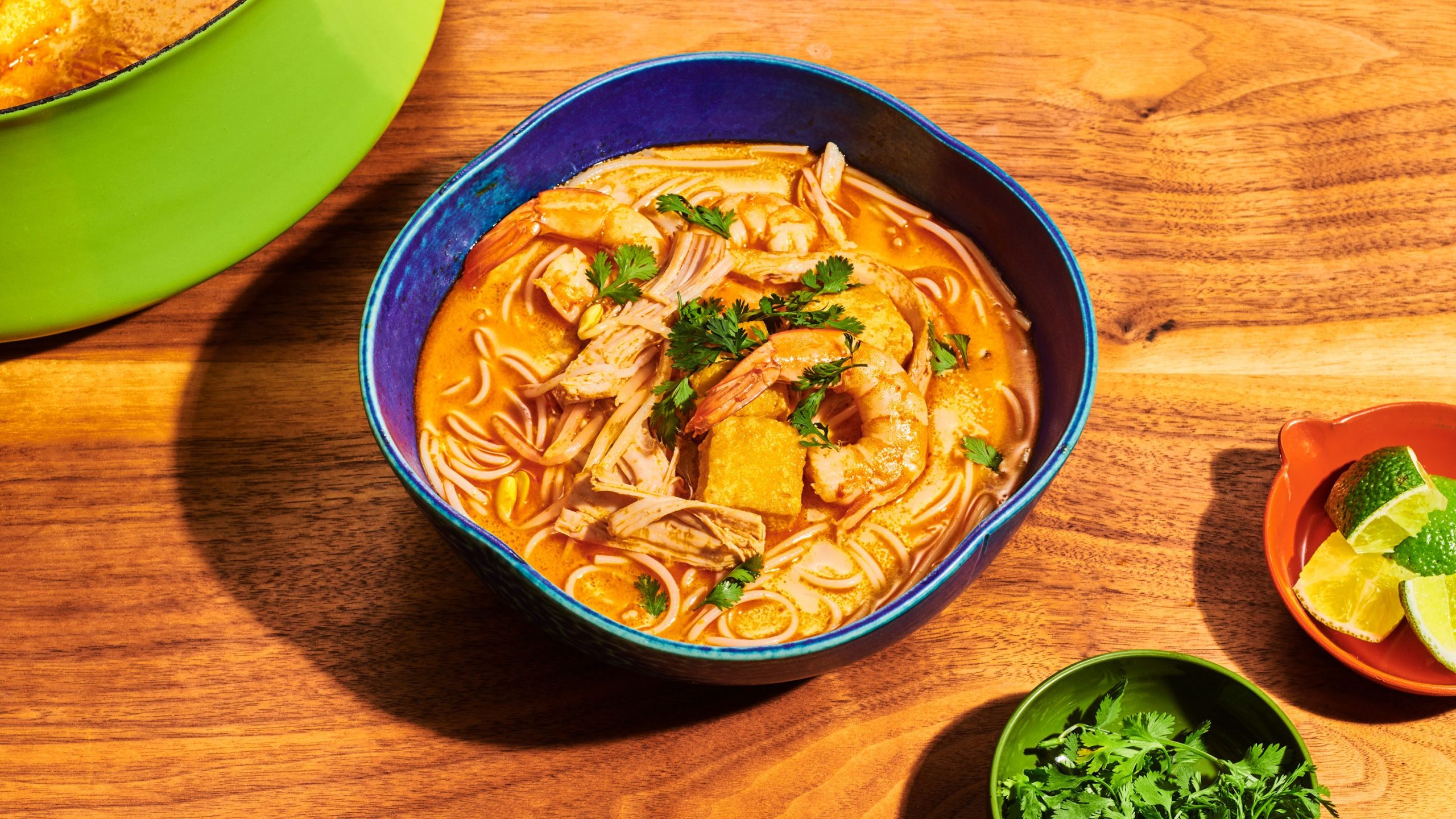 Turkey Laksa Noodle Soup