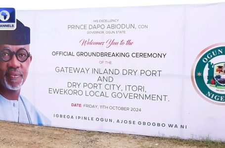 Gov Abiodun Holds Groundbreaking Ceremony Of  Gateway Inland Dry Port