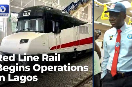 Governor Sanwo-Olu Flags Off Crimson Line Rail In Lagos