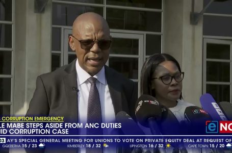 Mabe steps apart from ANC duties amid corruption case