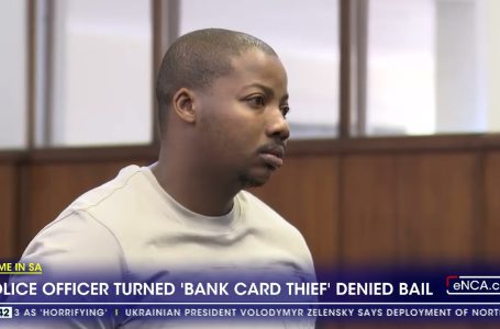 Police officer turned ‘financial institution card thief’ denied bail