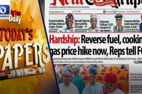 Reverse Gasoline, Cooking Gasoline Value Hike Now, Reps Inform FG +Extra | Paper Overview