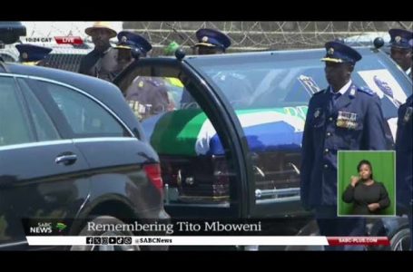 Tito Mboweni | Sombre temper engulfs Nkowankowa stadium as physique of former SARB Governor arrives