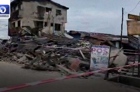 Two Storey Constructing Collapses In Orile Iganmu, Lagos