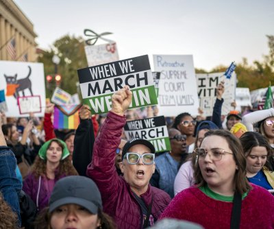 Hundreds in Washington Girls’s March voice help for Harris as election looms