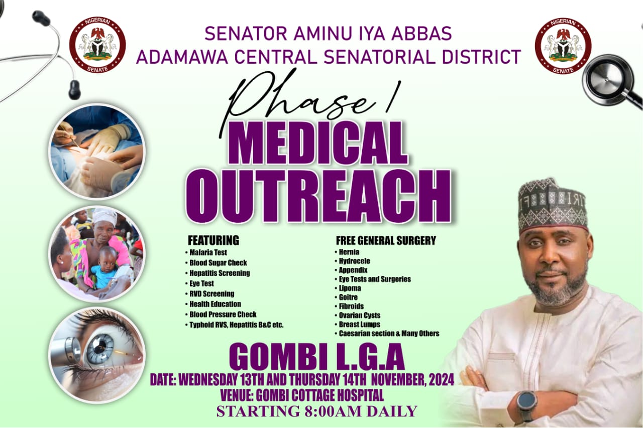 Senator Iya Abbas Launches Bold Free Medical Outreach to Rework Healthcare for Constituents