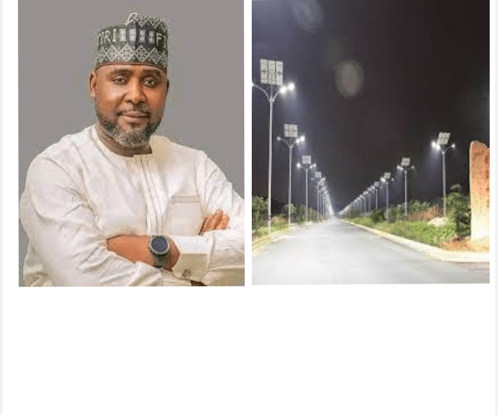 Senator Aminu Iya Abbas Illuminates Adamawa Central with Photo voltaic-powered Avenue Lights