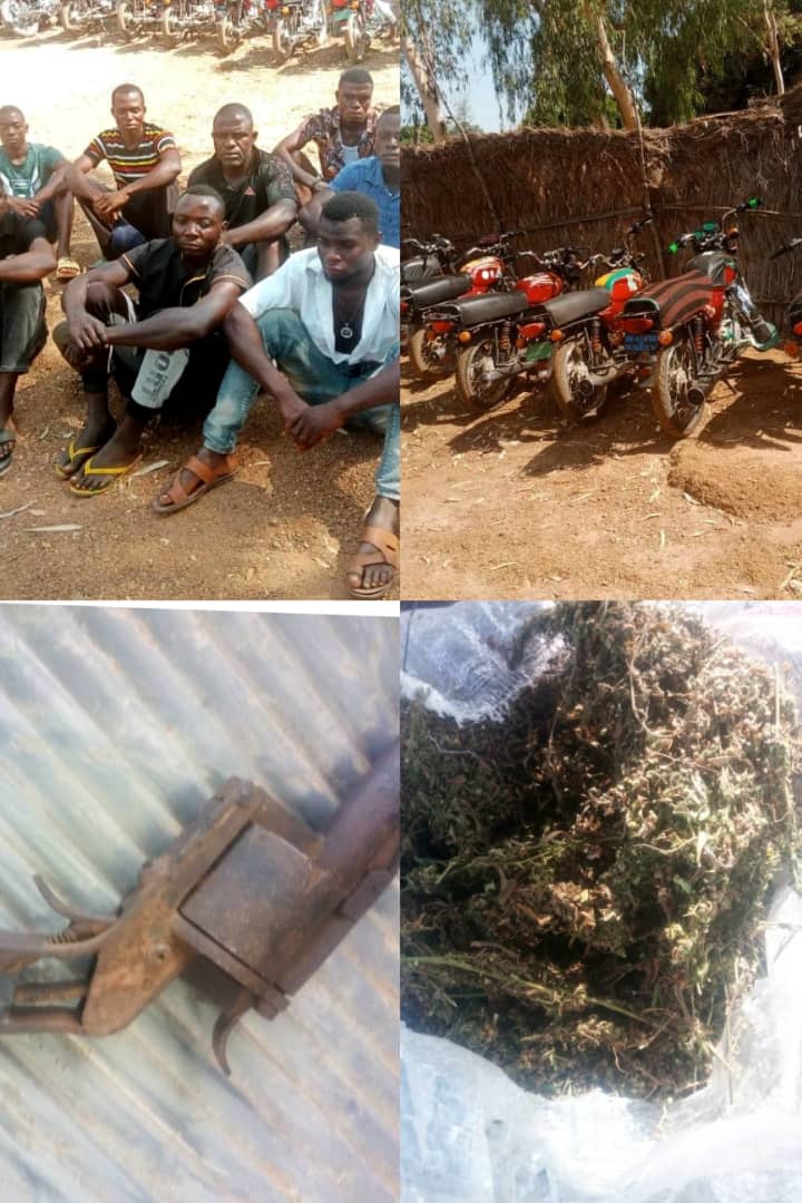 6 Brigade Troops Strike Again: 12 Suspected Kidnappers Arrested, 14 Bikes Seized, Contraband Present in Taraba State