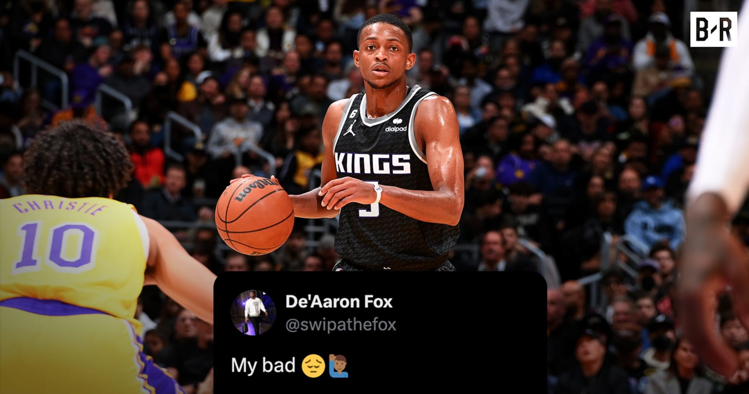 Kings’ De’Aaron Fox Tweets ‘My Unhealthy ‘ After Falling 1 Level Wanting Kobe Document