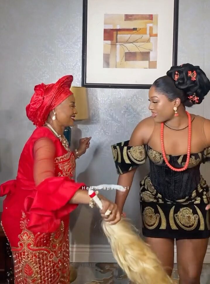 This Igbo Bride and Mum Second Will Have You Grinning Huge