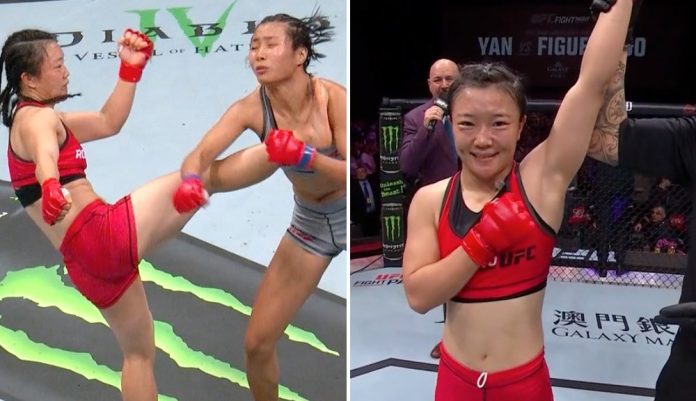 Ming Shi’s UFC Battle Night time 248 knockout was stunning, however her mother and father are in for actual shock