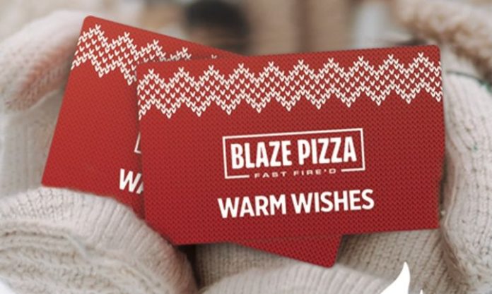 Rejoice the Season of Giving with Blaze Pizza’s Reward Card Particular Via December 31