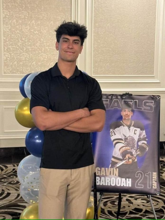 Gavin Barooah, Former Roxbury Excessive College Hockey Star Killed in Accident
