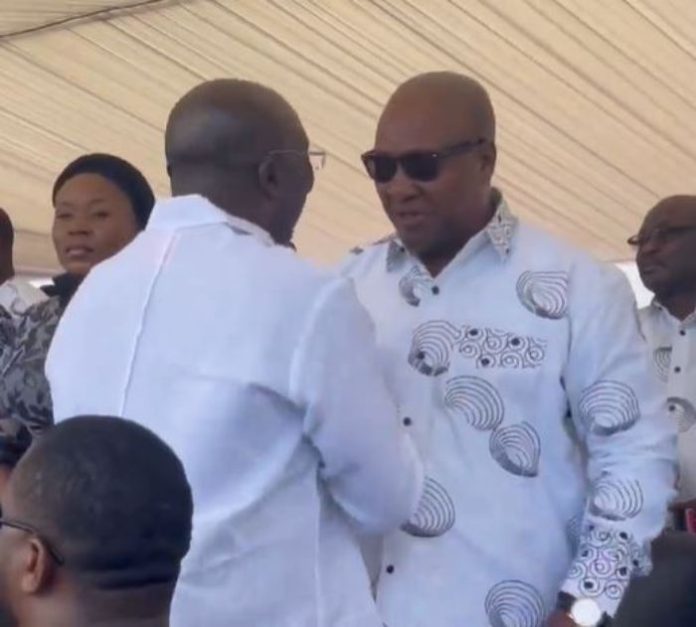 Mahama On Observe For 2024 Victory As World InfoAnalytics Ballot Reveals Him Main With 52.2%, Bawumia Trails At 41.4%