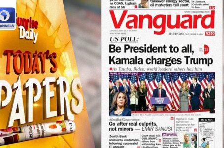 Be President To All, Kamala Expenses Trump, Tinubu Mourns Lagbaja +Extra  | Paper Evaluation