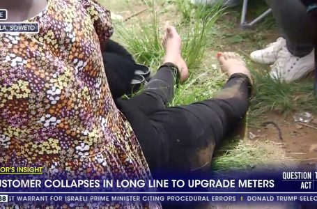 Buyer collapses in lengthy line to improve meters