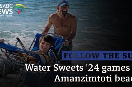 Comply with the Solar I Water Sweets ’24 video games at Amanzimtoti seashore