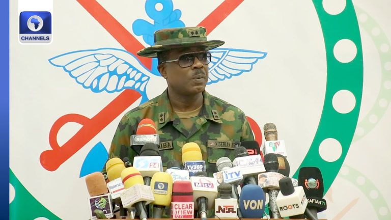 [Full Briefing] Army Confirms Emergence Of New Terror Group In North West