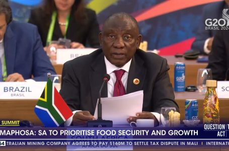 G20 Summit | SA to prioritise meals safety and progress – Ramaphosa